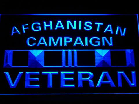 US Armed Forces Afghanistan Campaign Veteran LED Neon Sign